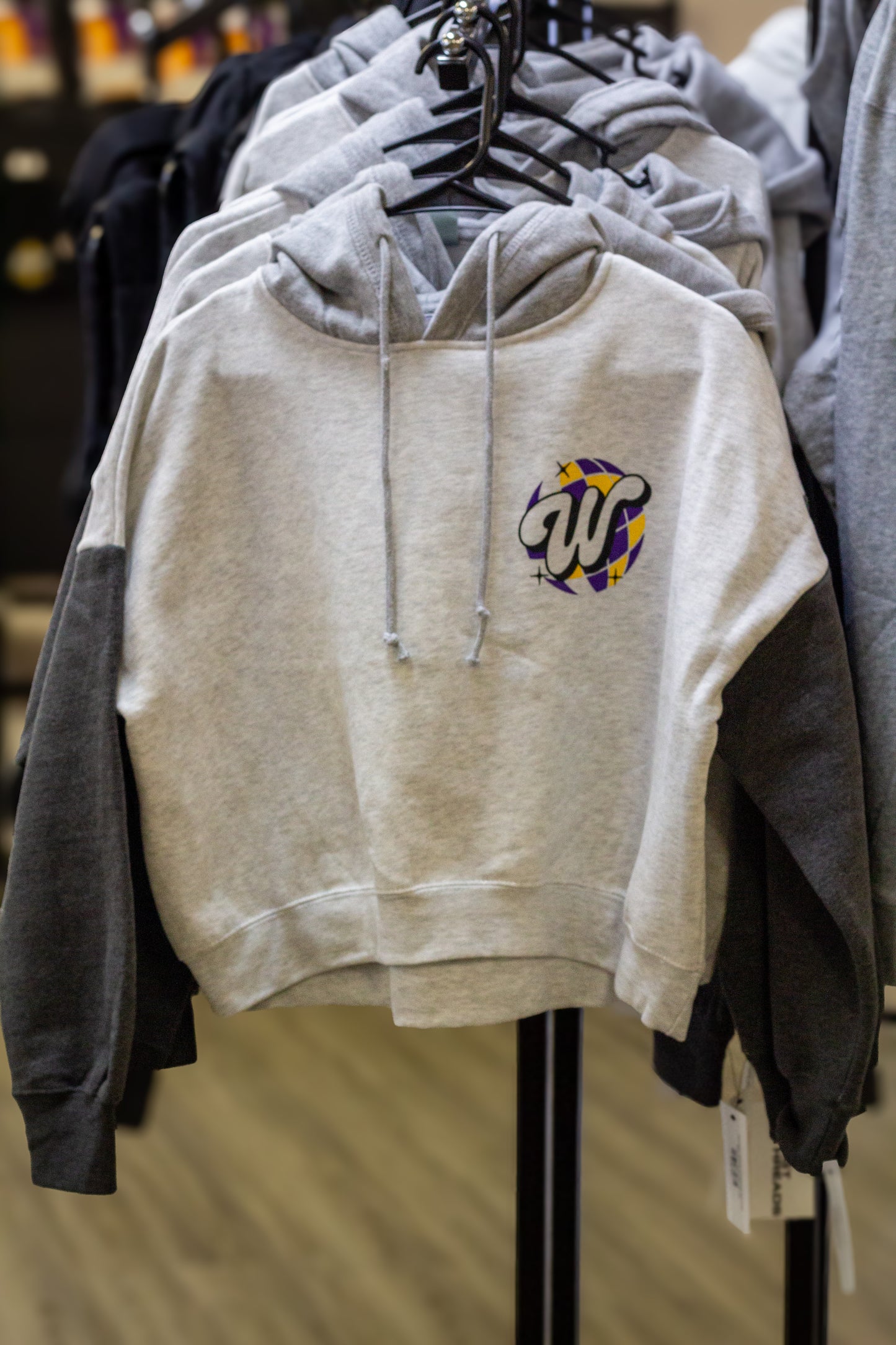 Arrows Disco Cropped Hoodie