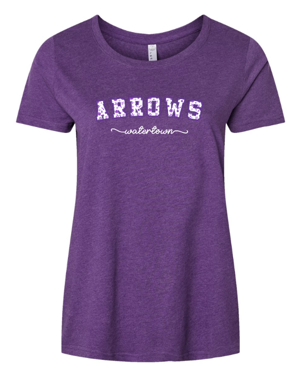 Arrows Floral Curvy Fine Jersey Tee