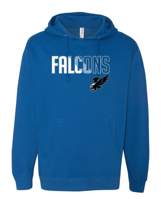 Falcons ADULT Midweight Hooded Sweatshirt