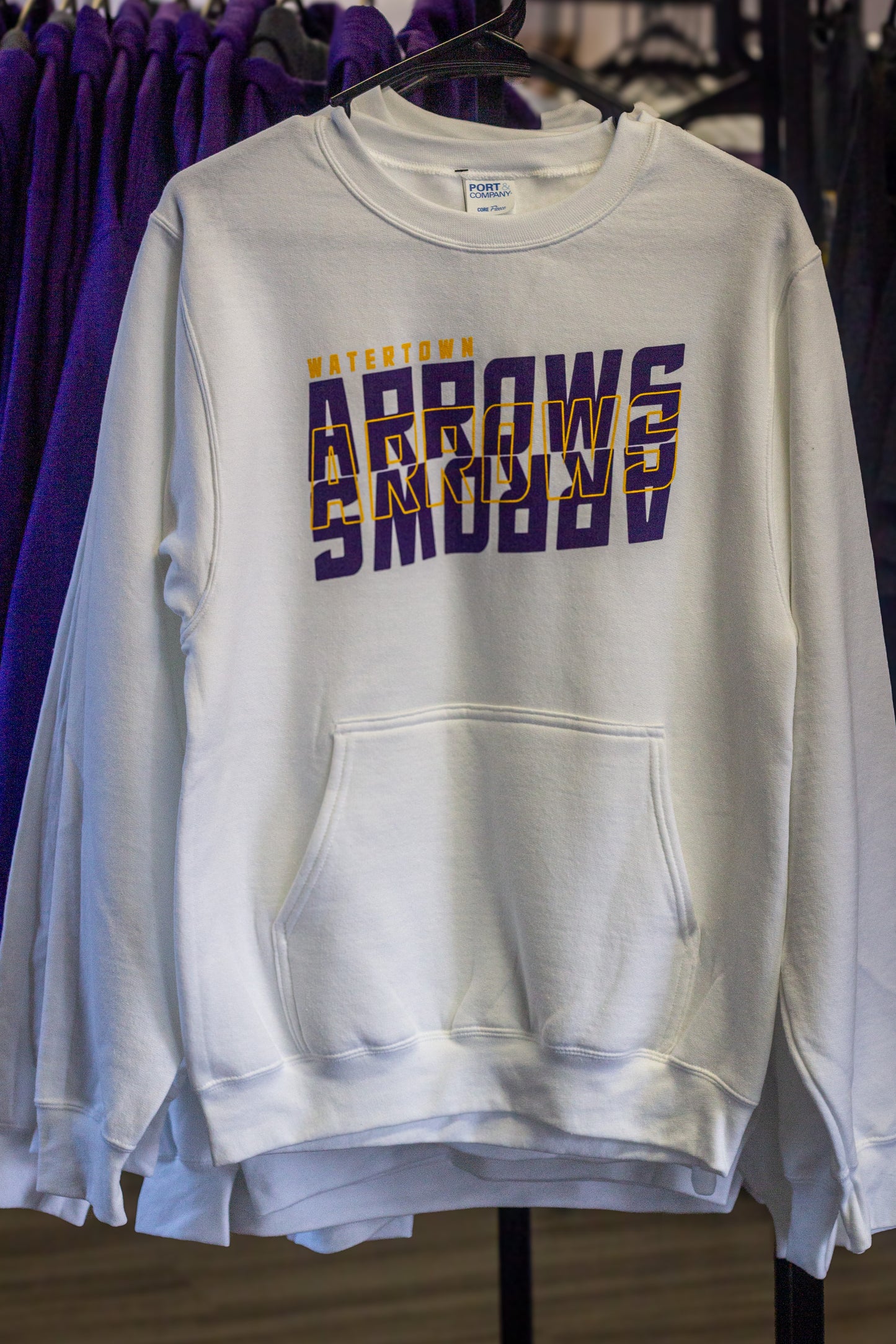 Arrows Crewneck Pocket Sweatshirt