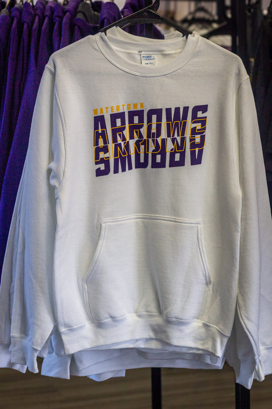 Arrows Crewneck Pocket Sweatshirt