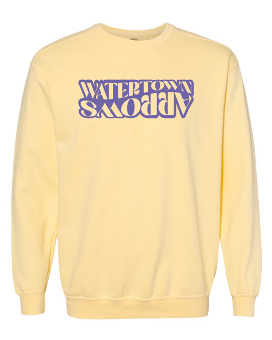 Arrows Backwards Comfort Colors Crewneck