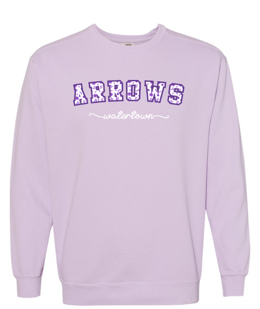 Arrows Floral Comfort Colors Crewneck