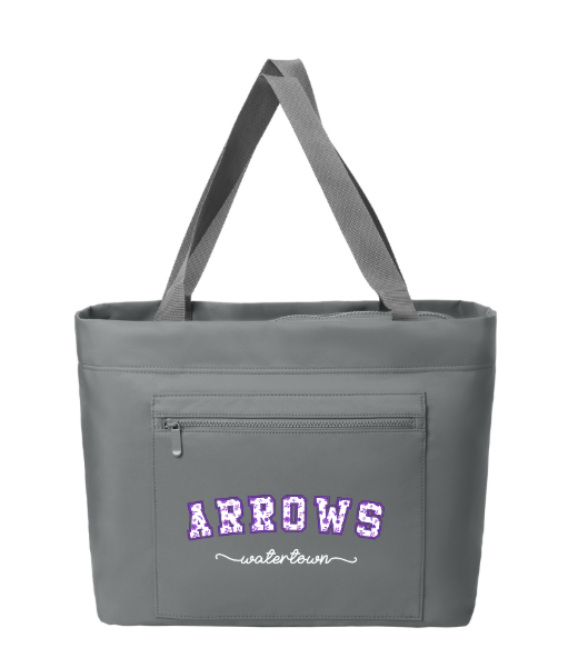Arrows Floral Matte Carryall Tote