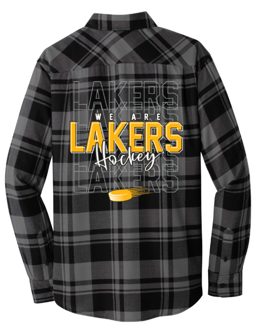 Lakers Plaid Flannel Shirt